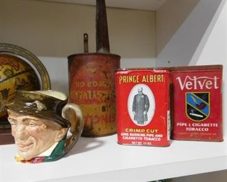Tobacco Tins, Oil Cans