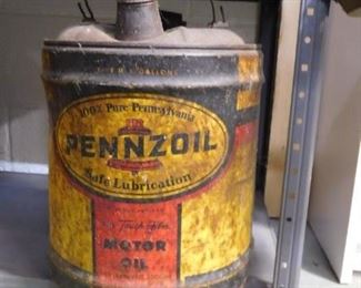 Pennzoil Motor Oil Can