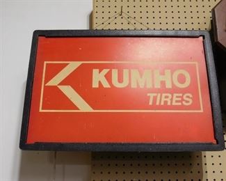 Kumho Tires Light Up Sign