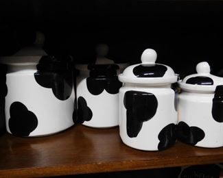Cow Canister Set