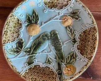 Salins French Majolica ~ Parakeets