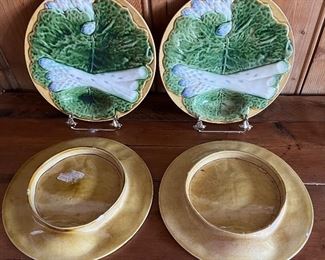 Asparagus Majolica set of 4