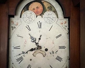 Early English Grandfather Clock