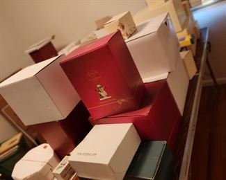 Lenox Christmas pieces, most new-in-box