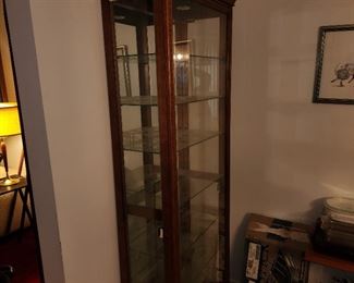 5 curio cabinets