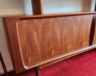 Bernhard Pedersen & Sons teak credenza, 2 pieces