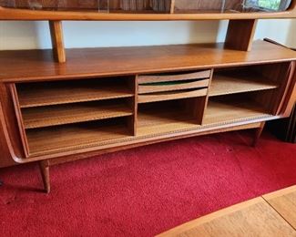 Bernhard Pedersen & Sons teak credenza, 2 pieces