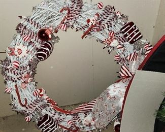 large wreaths and wreath containers, new, by Frontgate