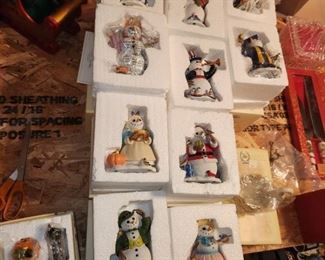 Lenox Christmas pieces, most new-in-box