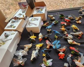 Danbury Mint ceramic birds