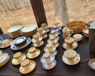 antique china tea cups