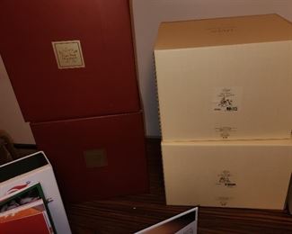 Lenox Christmas pieces, most new-in-box