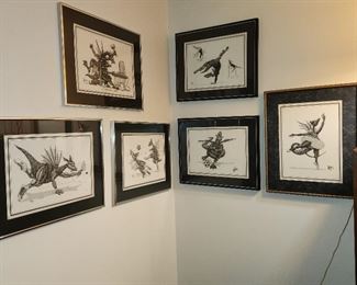 framed, signed DragonStuff by  Matteson
