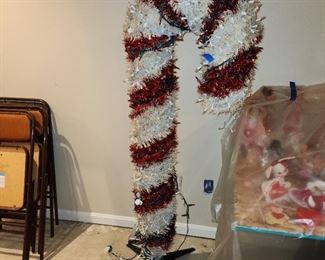4 foot tall, lighter candy cane, 3 of these
