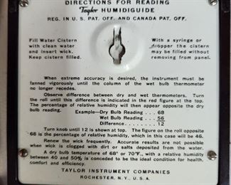 Taylor Humidiguide