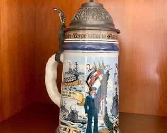 German beer stein