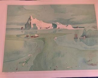 Millard Sheets lithograph