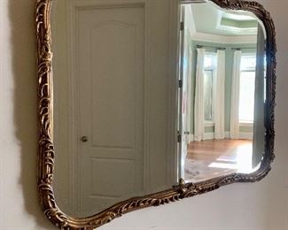 oversized mirror 4’2” by 3’6”