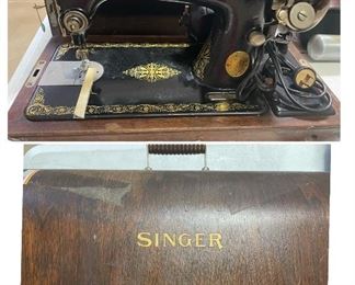 antique Singer sewing machine