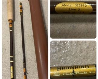Browning fly rod with case