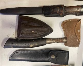 Buck #105 knife & military knife