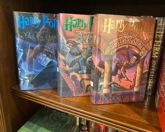 First Edition Harry Potter books, some rare!