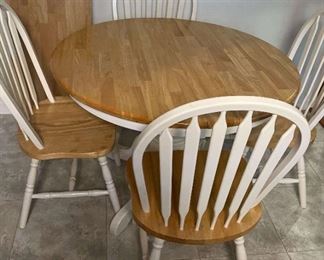 Ashley Furniture Round Kitchen Table With Four Chairs https://ctbids.com/estate-sale/18696/item/1885775