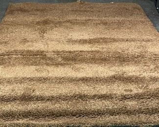 CRATE & BARREL RUG  |
"Memphis Amber Rug" - made in Belgium! Discontinued color [n.b. first photo is a stock image of this rug in the "amber" color, all other photos show the actual rug being sold] - l. 10 x w. 8 ft.