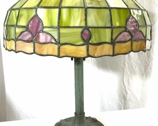 Arts & Crafts Stained Glass Lamp
