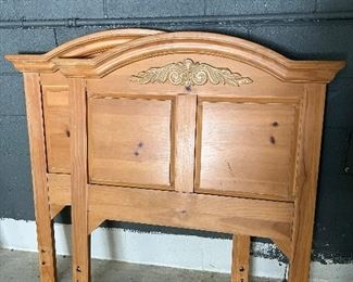 Solid wood twin bed headboards