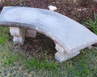 Concrete bench