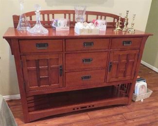 Mission style buffet