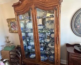 Fine Antique French China cabinet