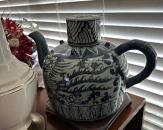 Blue and White Chinese Tea pot