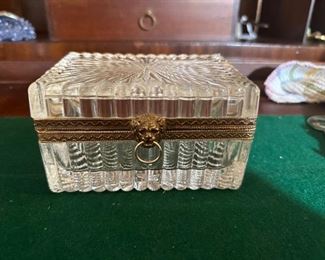 French Crystal Jewelry casket