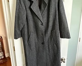 Vintage Herringbone wool coat