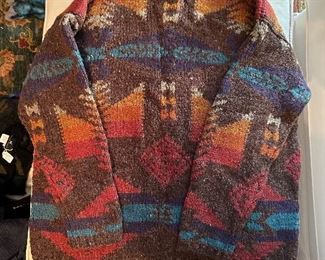 Ralph Lauren Aztec pattern wool sweater 