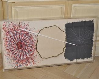 Star Pointer 1977 by James Rosenquist.  Cut paper lithograph.  Number 7 of 42.  Printed by Gemini Gel.  21 1/2" x 44".  ASKING PRICE:  $1,695 obo