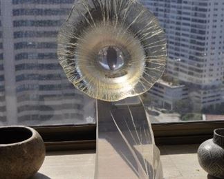 CAST RESIN ARTWORK BY HERB ELSKY.  SIGNED.  TITLE: 
ODE TO SPRING.   HEIGHT:  24"  Asking Price:  1795