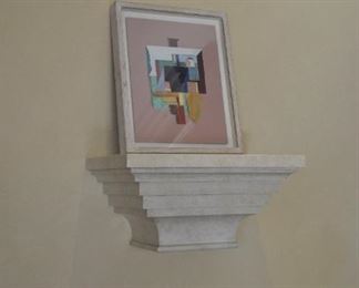 Original artwork by Michael Graves.  Collage:  1980.  Signed and dated.  13" x 10 1/2".  Asking price:  $695 obo