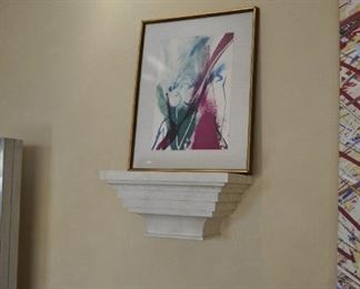 PAUL JENKINS - FROM THE SEEING VOICE WELSH HEART SUITE - 1965 - ONE OF SIX LITHOS IN THE SUITE.  #13.  Asking price:  $795 obo