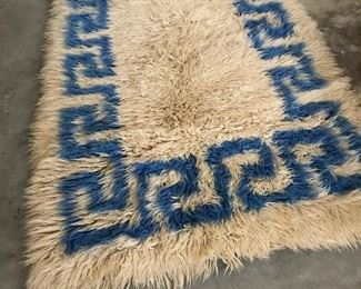 Genuine Greek Flokati sheep’s wool rug