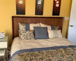 Mid Century Wood Bed