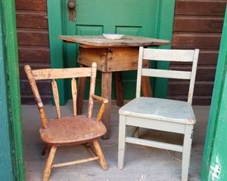 Antique children's furniture