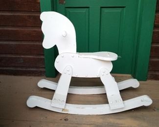 Vintage wooden Rocking horse