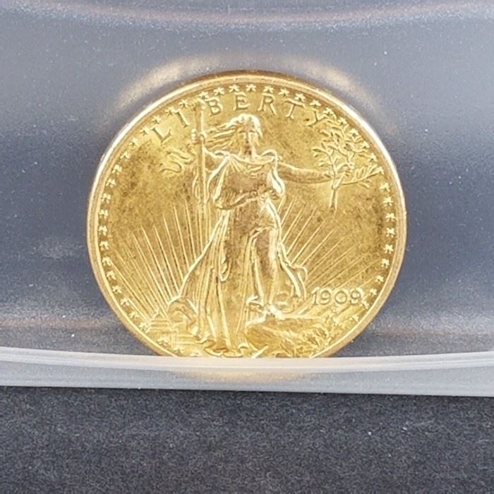 1909 Twenty Dollar Gold Coin