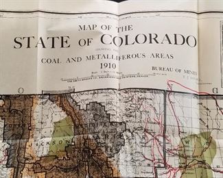1910 Coal Mine Map