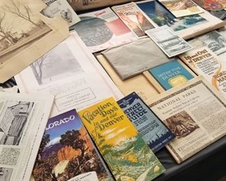 Early 1900s Travel and Map Ephemera ~ Colorado