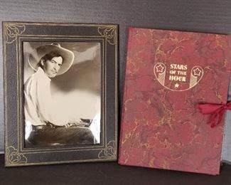 Old Movie Star Promotional photos ~ Gregory Peck and Gary Cooper, some signed