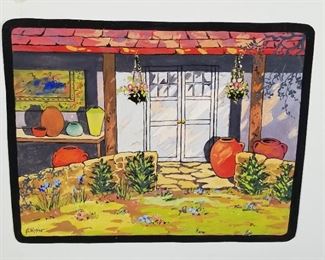 Original art by K.L. Perkins Local Denver Artist (Early 1900s)